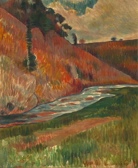 Charles Laval Aven Stream oil painting picture